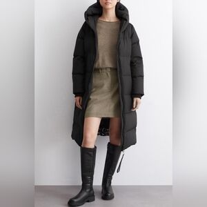 Marc O'Polo - Puffer down hooded coat regular made of recycled fabric -  Size 34